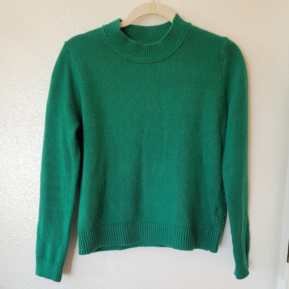Banana Republic Sweaters Banana Republic Thick Green Sweater Poshmark